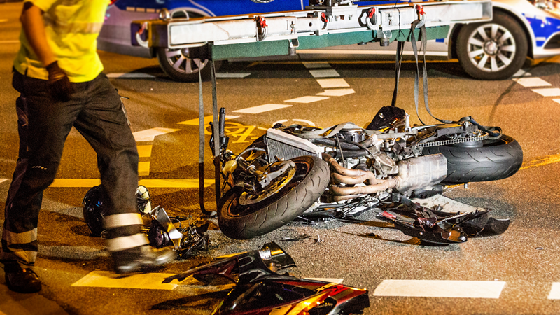 Westlake, LA - Fatal Motorcycle Crash at S Bixel St & Wilshire Blvd