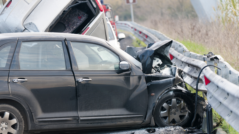 Los Angeles, CA – Injury Multi-Car Crash on I-405 N