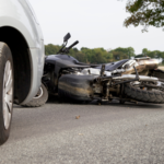 Los Angeles, CA - Injured Rider in Motorcycle Crash at Russell Ave & Hillhurst Ave